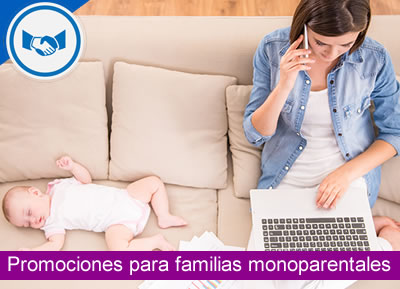 promoción descuentos familias monoparentales